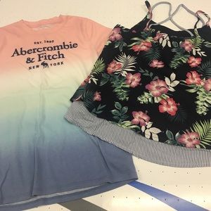 Abercrombie and Fitch girls tops